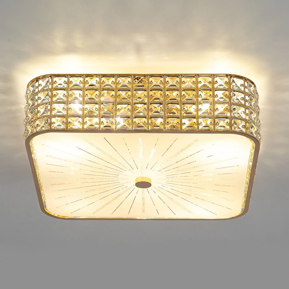 Citilux Портал CL324262 Люстра хрустальная Золото