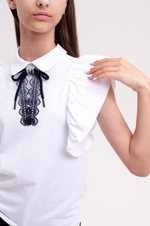 Блуза к/р трикотаж. д/д DELORAS Z63479S