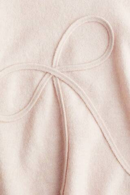 H&M Свитер свободного кроя с принтом, светло-розовый