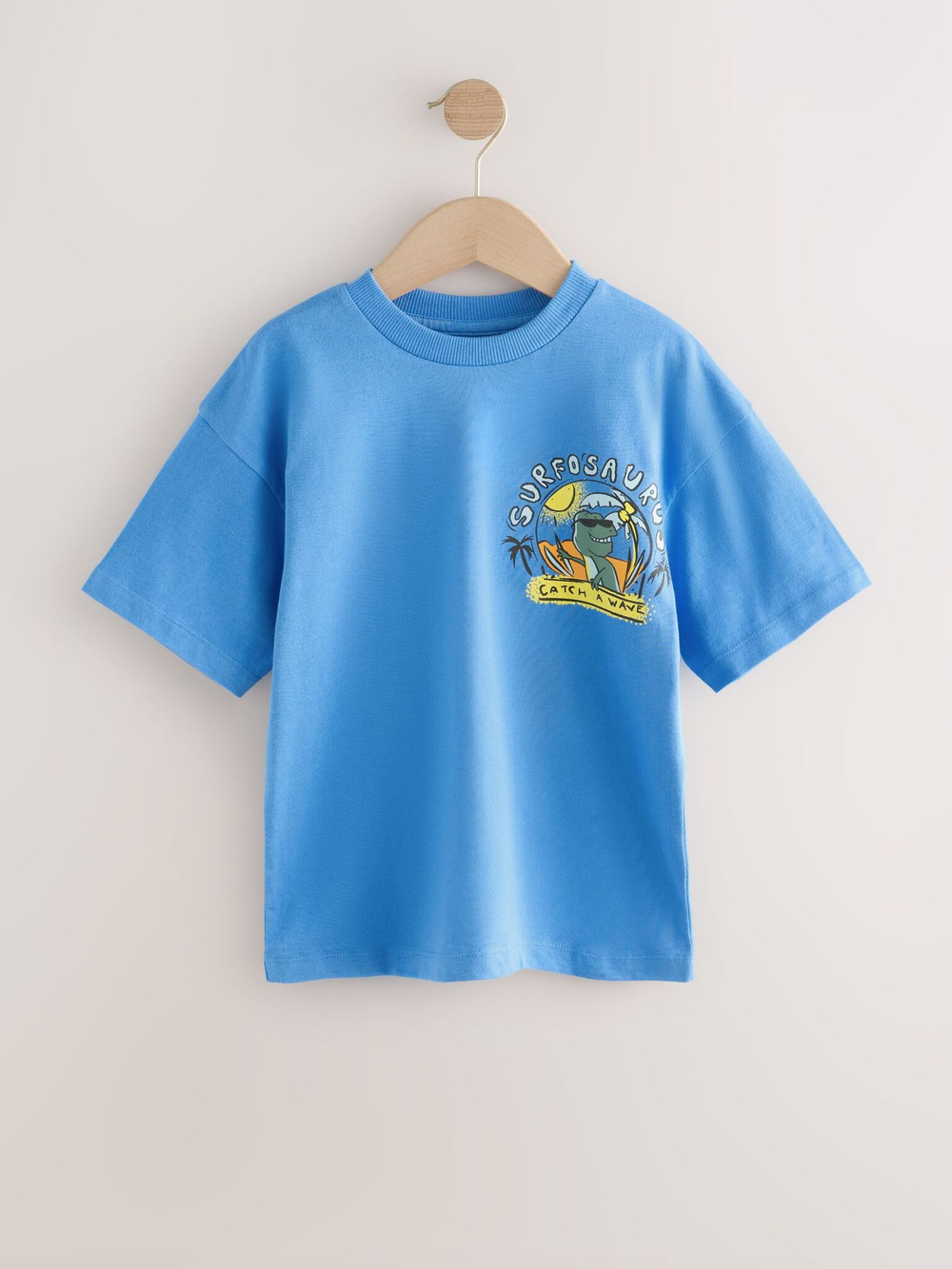 Футболка для мальчика Next AG3-080, 3 шт., Синий, Белый, Салатовый