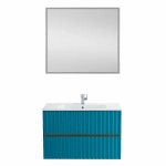 Тумба с раковиной Art&Max ELEGANT 80 бирюзовая матовая
