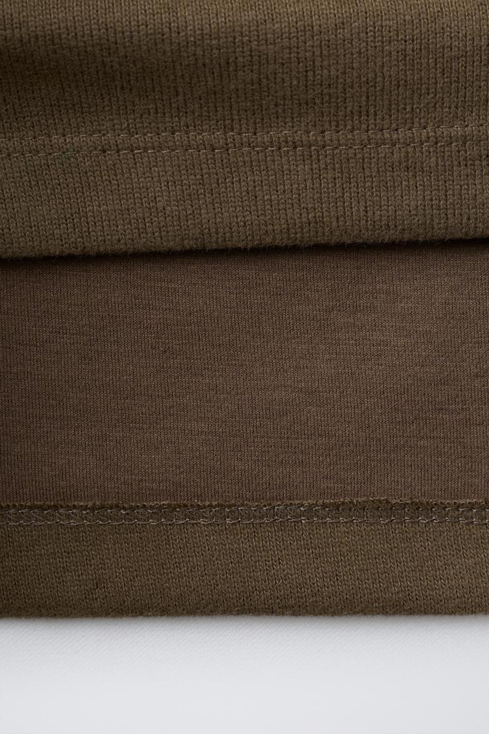 ZARA ОДНОТОННЫЙ КОМПЛЕКТ ИЗ ТОЛСТОВКИ И БРЮК-ДЖОГГЕРОВ, МЯГКИЙ КАШТАНОВЫЙ