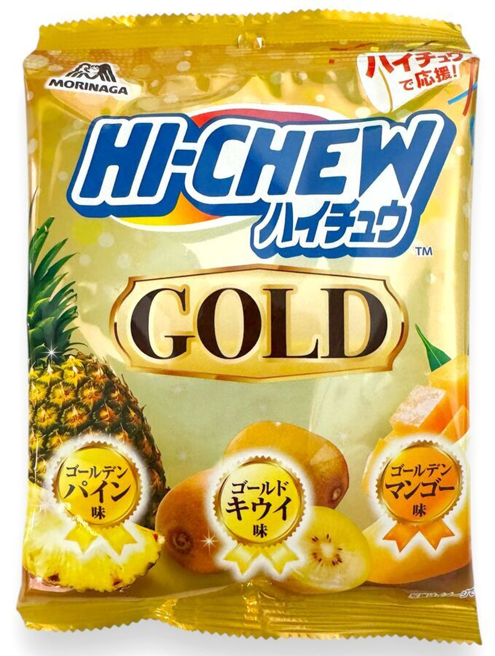 Конфеты жевательные ассорти вкусов ананаса, киви и манго 68 г Morinaga Hi-Chew Gold