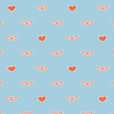 Очки в форме сердец