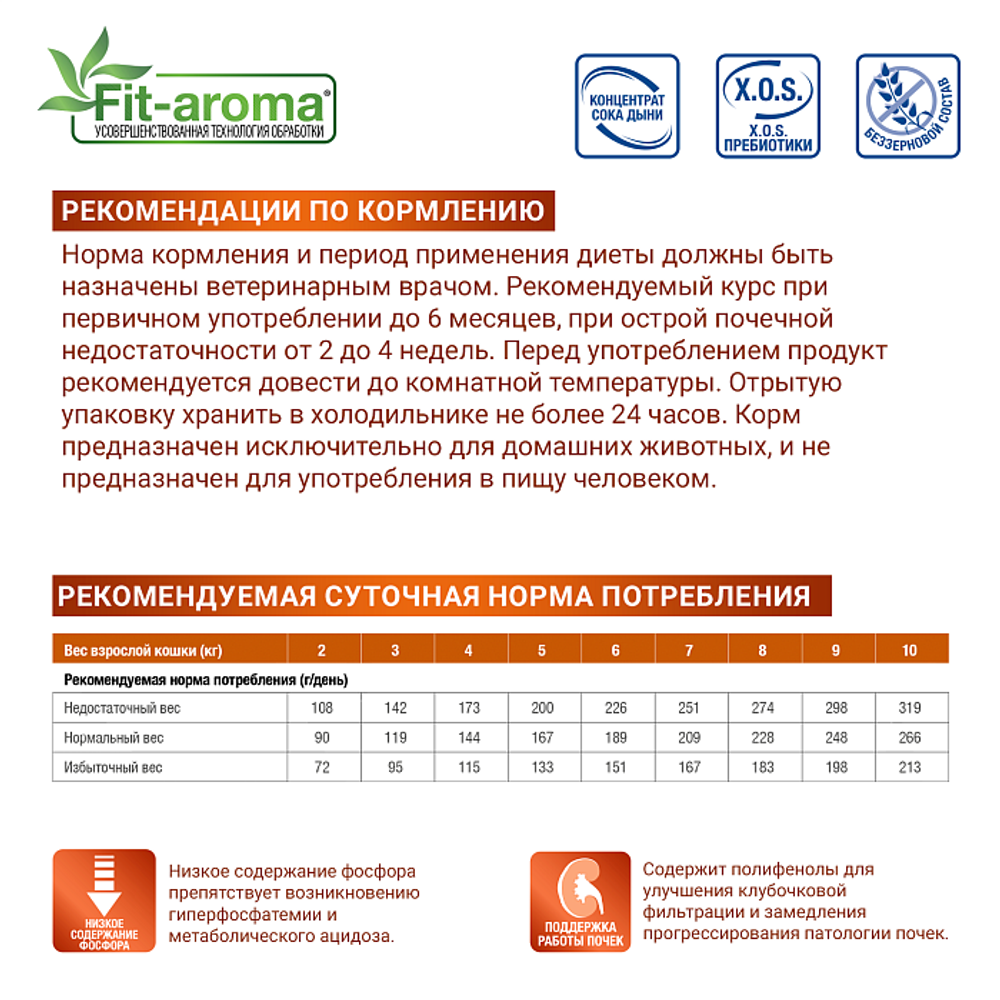 Влажный корм диетический Monge VetSolution Cat Renal and Oxalate Ренал и Оксалат для кошек при ХПН и профилактике образования оксалатов 100 г