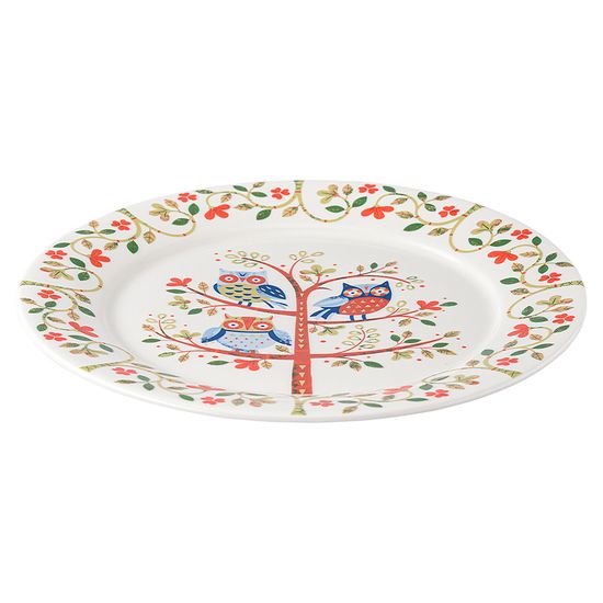 Тарелка owl из коллекции birds of paradise, D28 см
