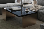 Стол журнальный Garda Decor Garda Decor Черный (Nero) 140*70*40 см