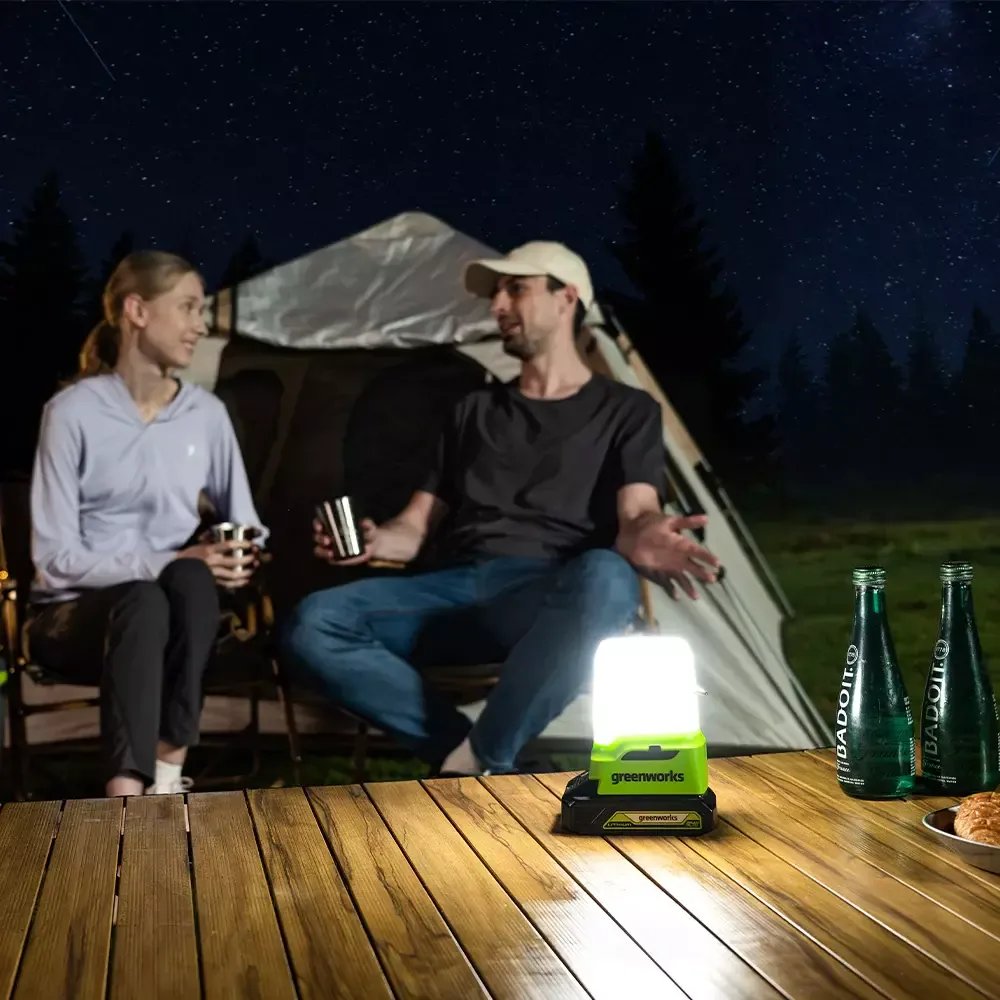 Фонарь светодиодный аккумуляторный Greenworks 24В G24LA500,3501007 без АКБ и ЗУ