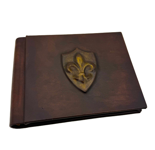 Кожаный фотоальбом "Лилия Флоренция" 17 * 23