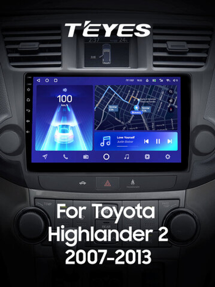 Teyes CC2 Plus 10,2"для Toyota Highlander 2007-2013
