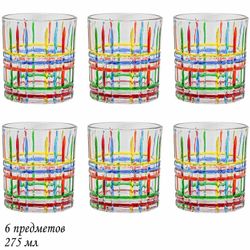 Lenardi 589-020 Набор из 6 стаканов 275мл в под.уп.(х12)Стекло