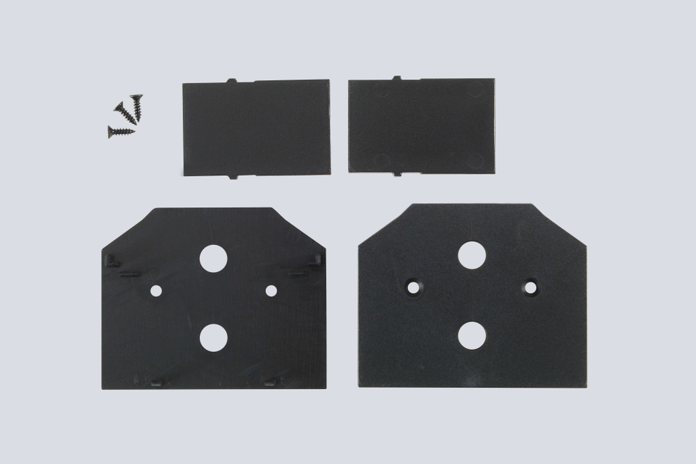 Заглушка для встраиваемого трека 220V в натяжной ПВХ потолок, в комплекте 4 шт Crystal Lux CLT 0.235 06 BL