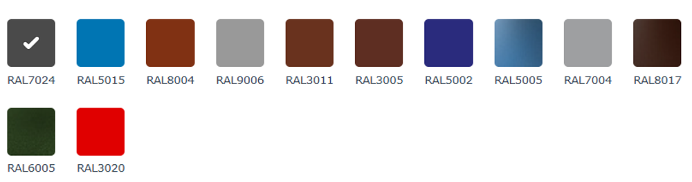 Металлочерепица Трамонтана-X NormanMP (ПЭ-7024-0.5)