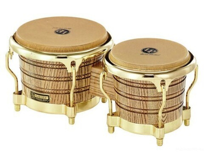 Latin Percussion LP793X Galaxy Giovanni Bongos Natural/Gold комплект бонго 7 1/4" и 8 5/8"