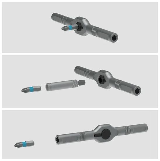 Набор инструментов Xiaomi Mijia DUKA 24 In 1 RS1 Multipurpose Ratchet Screwdriver Set (24 предм.)