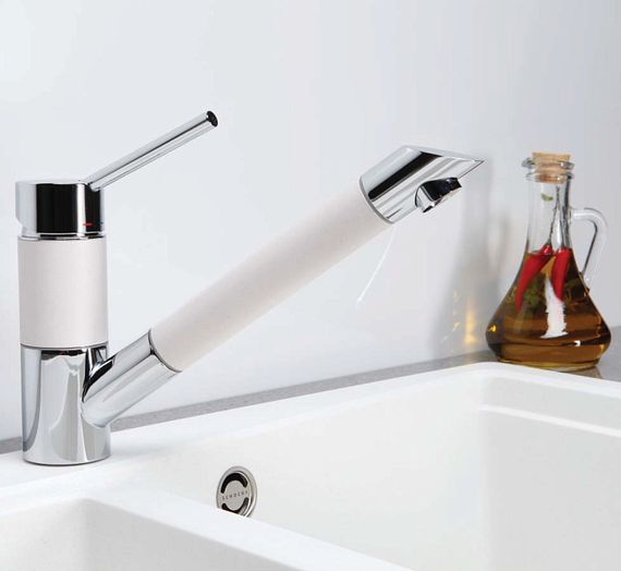 Смеситель Schock SC-200-D , Cristadur , выдвижной излив хром/пуро