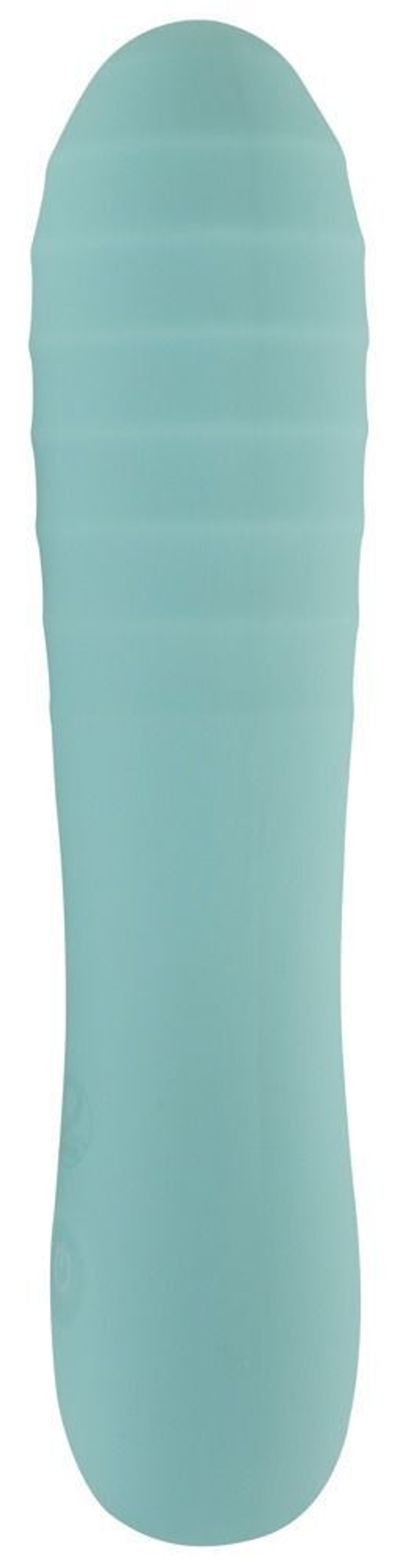 Аквамариновый мини-вибратор Straight Vibrator - 16,4 см. (Цвет: аквамариновый)