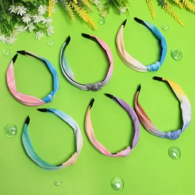 Ободок для волос «Calista - Betty», ширина 2,8см, микс 6 цветов