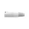 Adam Hall K4CXM3SNOW - разъем XLR (M), 3-pin, белый