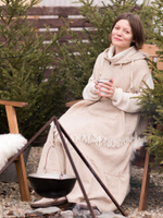 Длинная шерстяная юбка (бежевый)