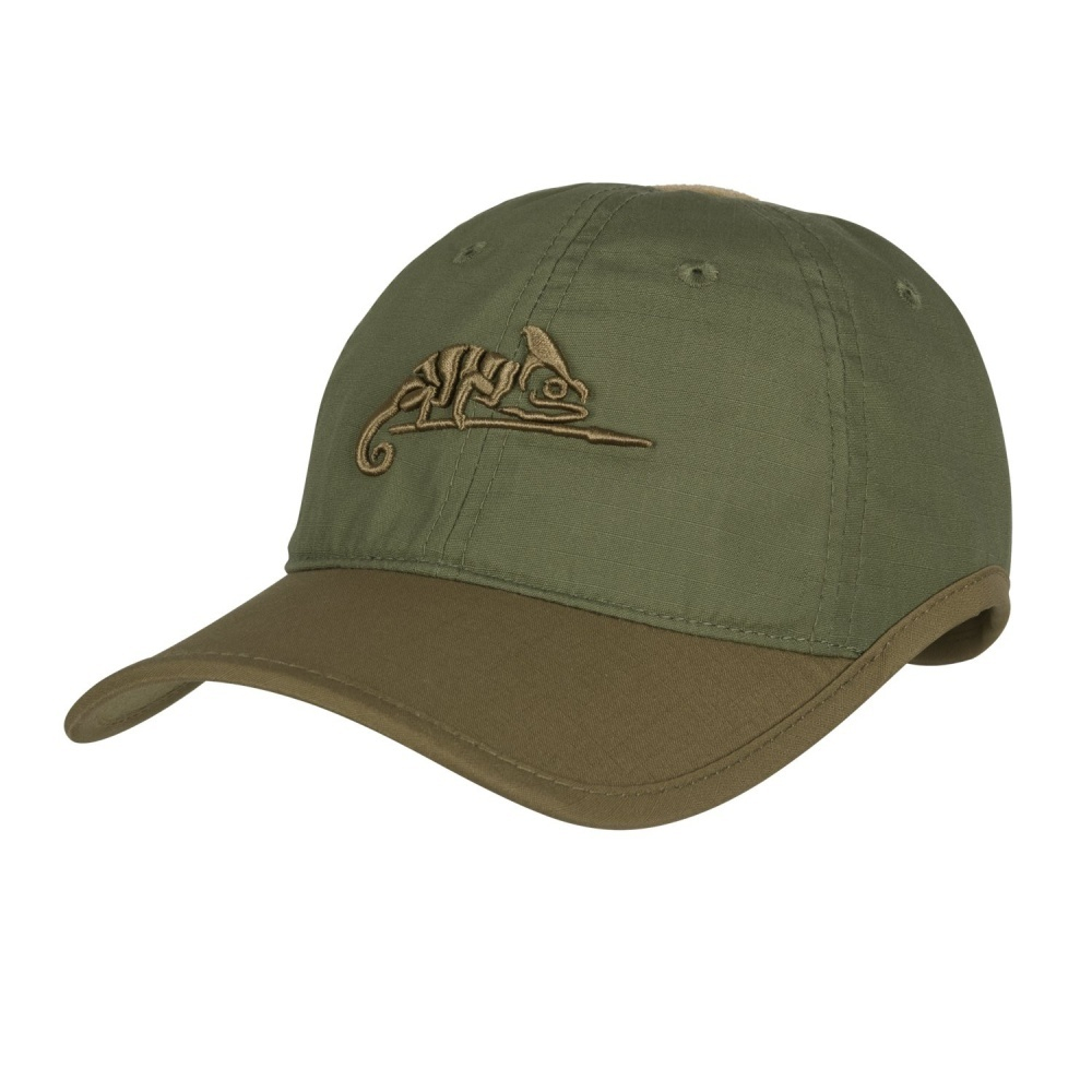 Helikon-Tex — бейсболка Logo Cap - Polycotton Ripstop (Olive Green/Adaptive Green)
