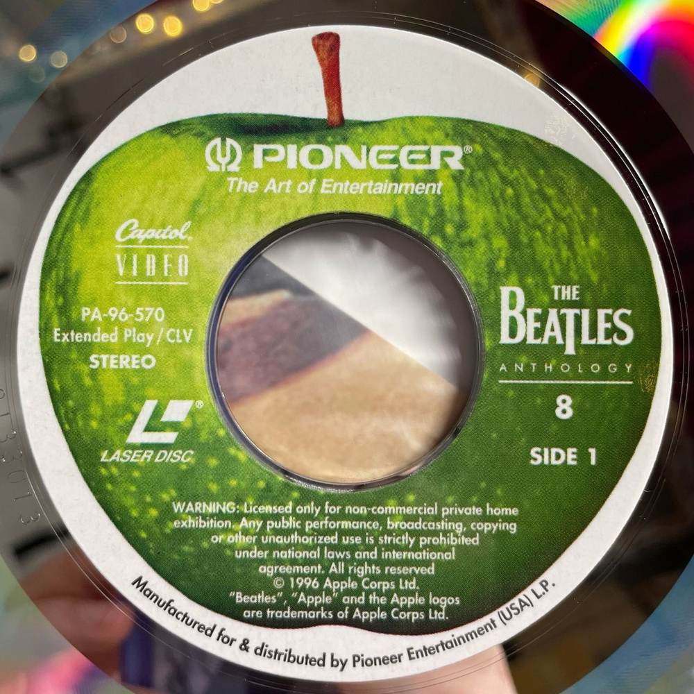 Лазер Диск LaserDisc (LD) The Beatles Anthology Box Set (USA 1996)