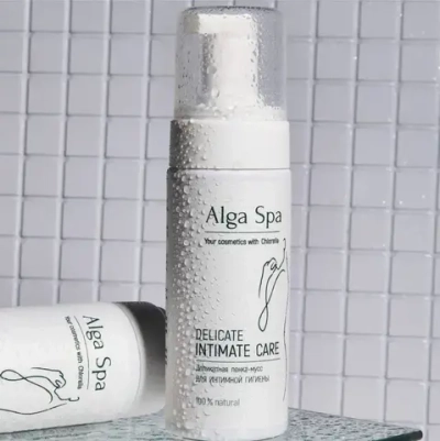 Пенка-мусс Alga Spa деликатная для интимной гигиены «DELICATE INTIMATE CARE», 150мл
