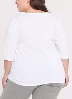 Футболка 17204 молочный в рубчик