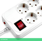 Сетевой фильтр Buro 800SH-3-W белый