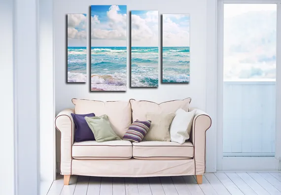 Модульная картина "Сила океана"