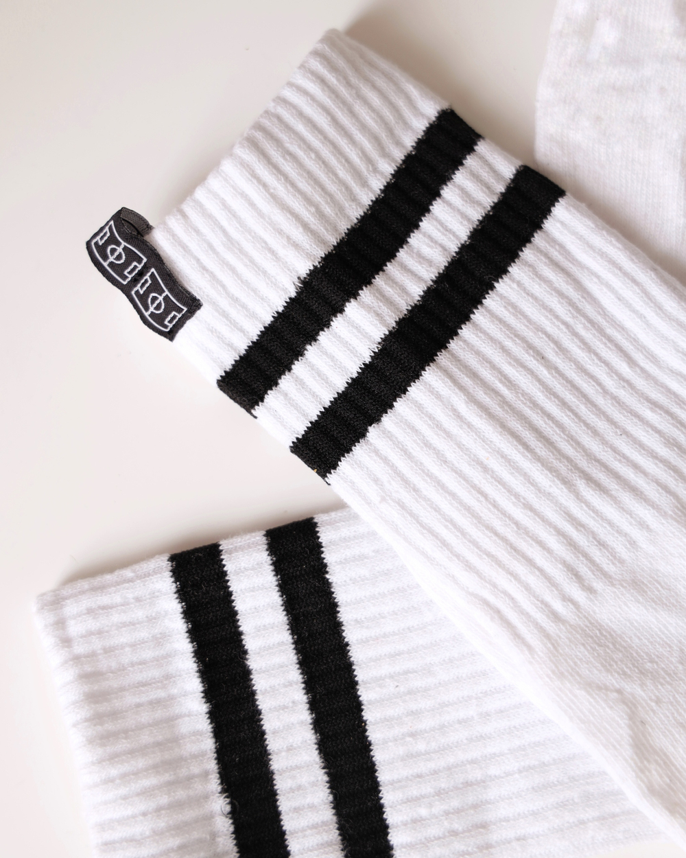 Носки Город Горький с полосками белые