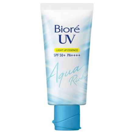 Biore UV Aqua Rich Light Up Essence SPF50 + PA ++++ Санскрин с эффектом сияющей кожи, 70 г
