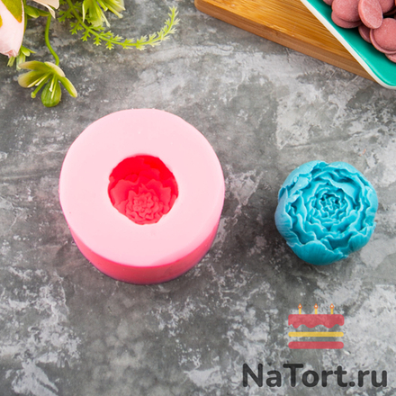 Силиконовый молд «Пион»