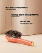 La Bonne Brosse Массажная расческа для волос N 01 Universal Hair Care Brush - Emerald Green