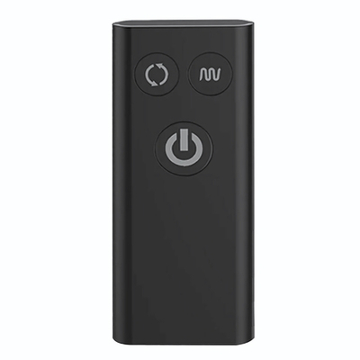 Черная анальная виброёлочка Nexus Tornado Beaded Probe Large с функцией вращения (Цвет: черный)