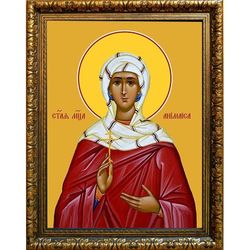 Анимаиса (Анимаида) Готфская мученица. Икона на холсте.