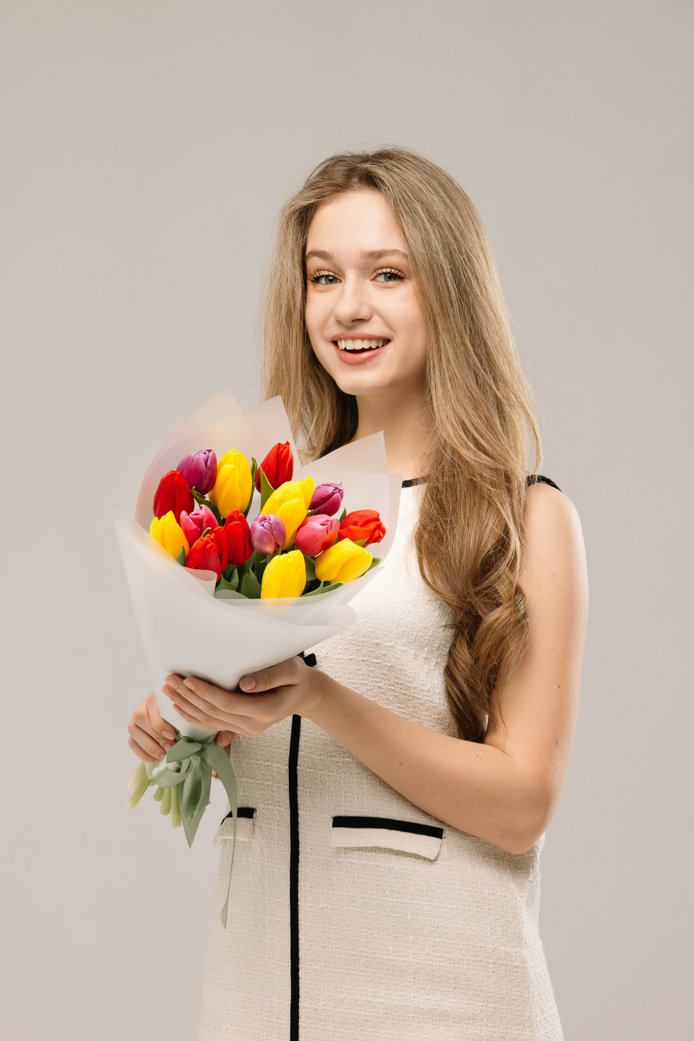 Микс 15 тюльпанов