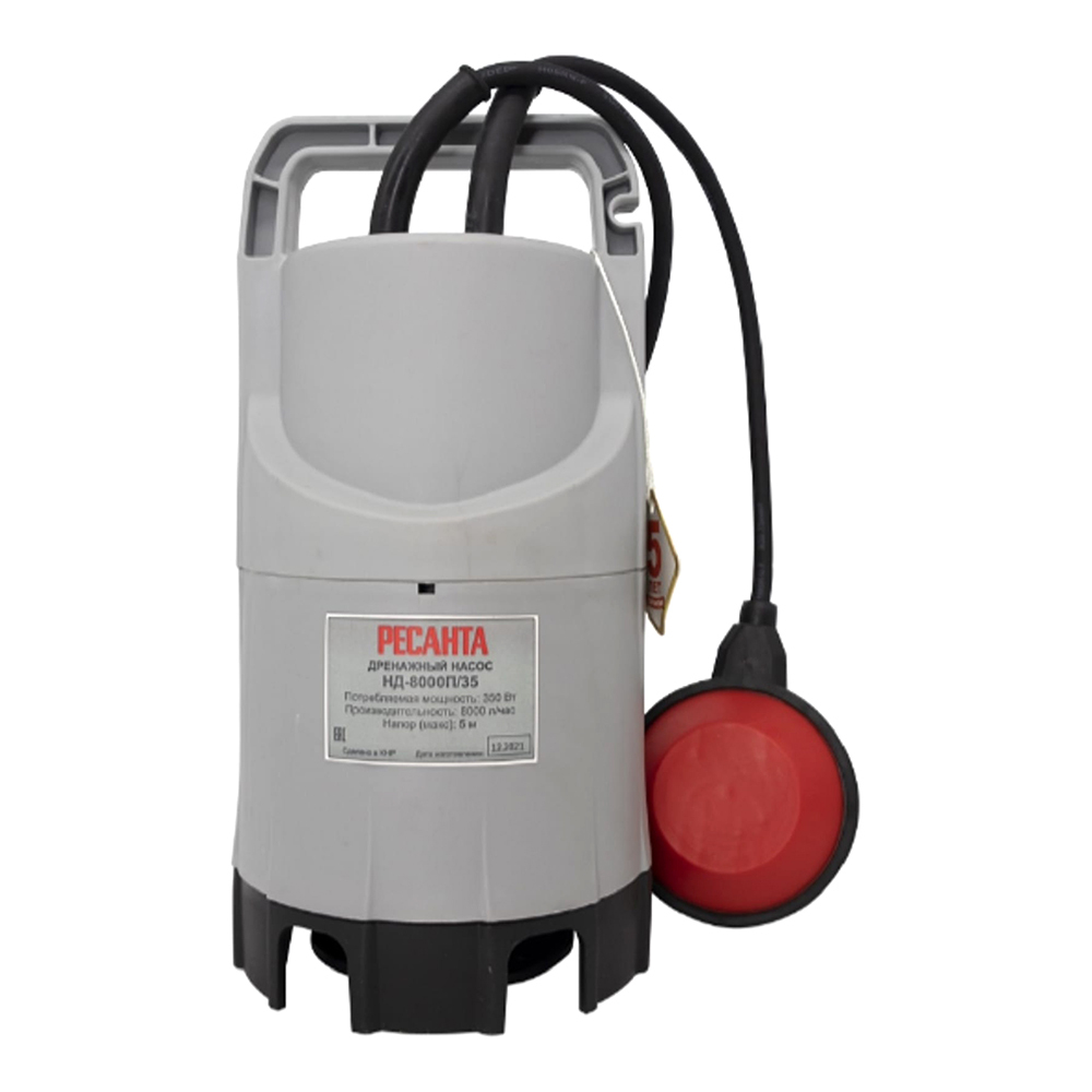 Насос погружной дренажный Ресанта НД-8000П/35