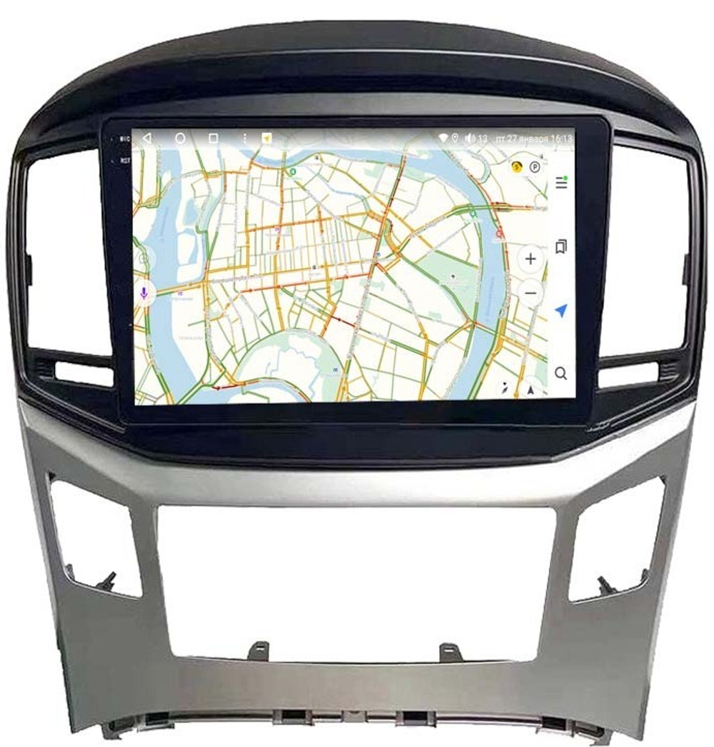 Магнитола для Hyundai H1/Starex 2015-2022 (без часов) - Vaycar VA23-0586-2K на Android 13, 8-ядер, 2K QLED, ТОП процессор, CarPlay,4G SIM-слот