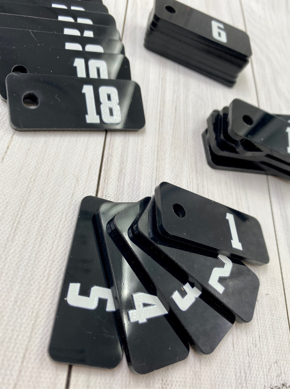 Номерки для ключей 20х50 (Комплект)