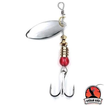 Блесна вращ. Namazu Alleria, вес 2 г, цвет 01 (серебро)