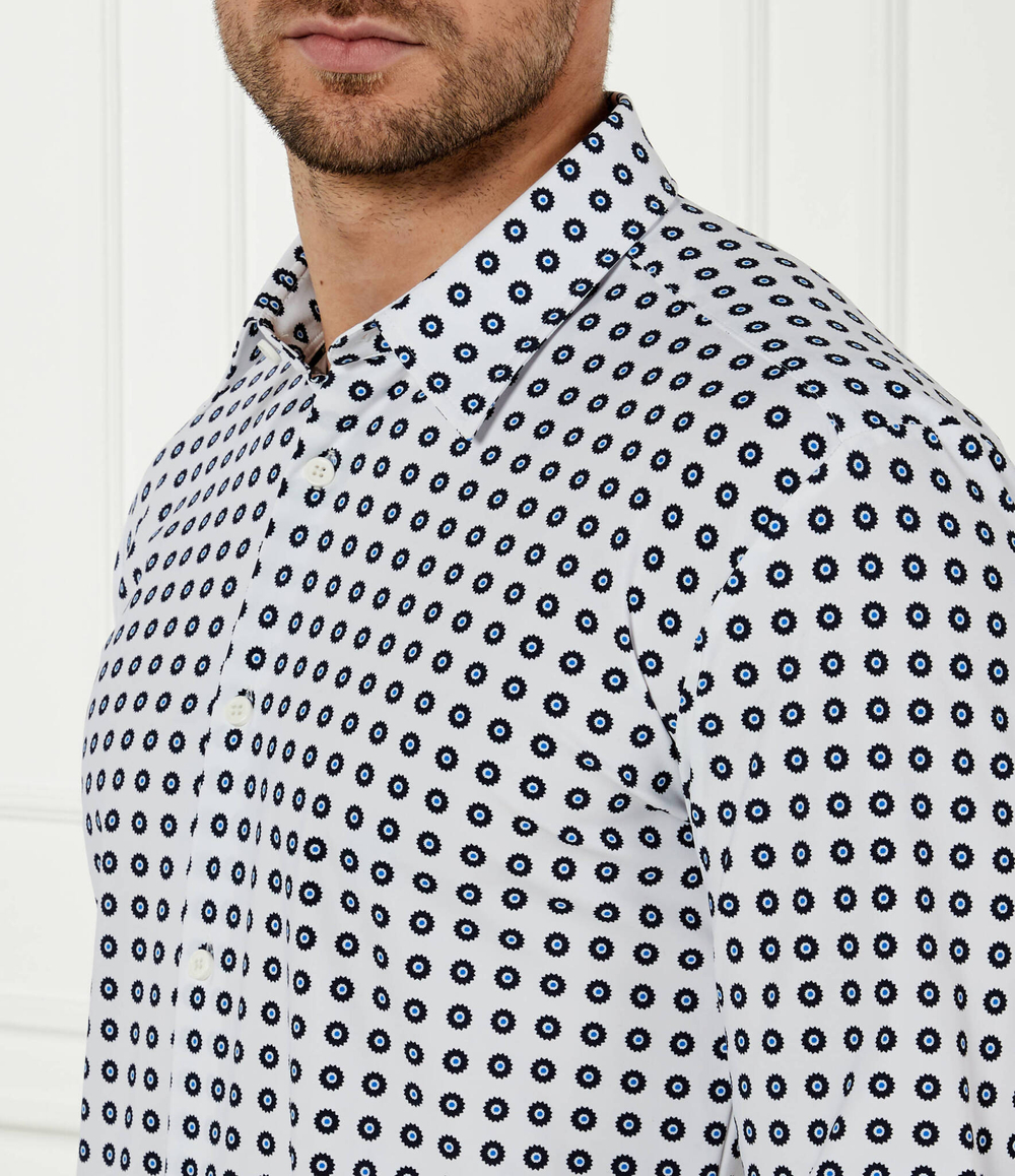 Рубашка P-ROAN-kent-C1-233 BOSS BLACK - белый(50527532)