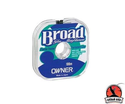 OWNER Леска Broad 100м 0,45мм 15кг