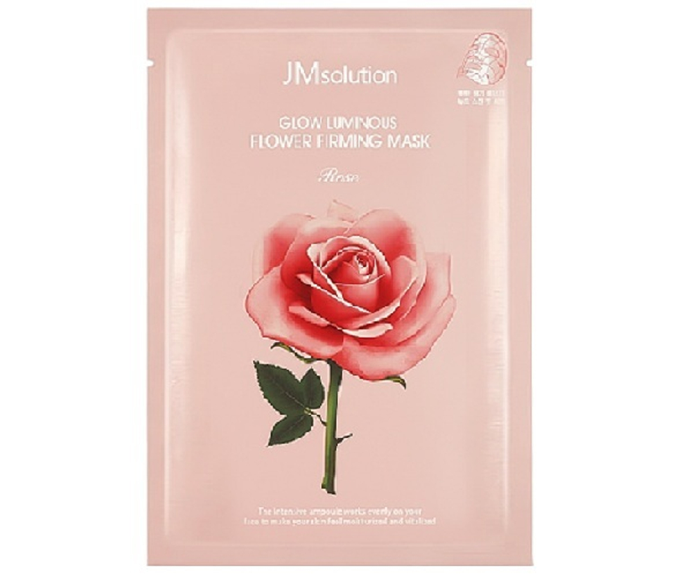 Увлажняющая маска с розой  JMsolution Glow Luminous Flower Firming Mask Rose(30 мл)