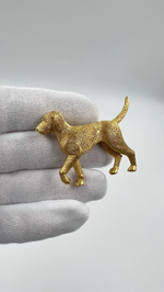 Брошь собака Burberry