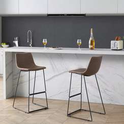 Барный стул Fargo, 76 см, коричневый