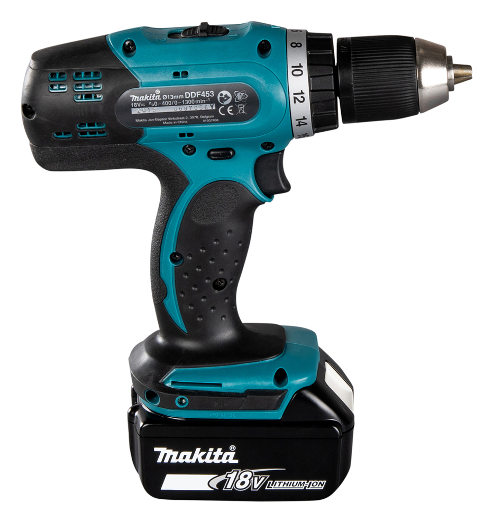 Аккумуляторная дрель-шуруповерт LXT® DDF453SYX5 18В 42 Нм 0 – 1 300 об/мин