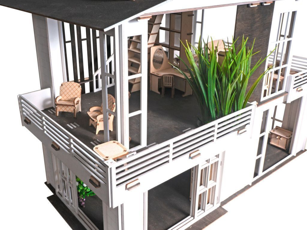 Кукольный дом из дерева Lemmo "Лофт"