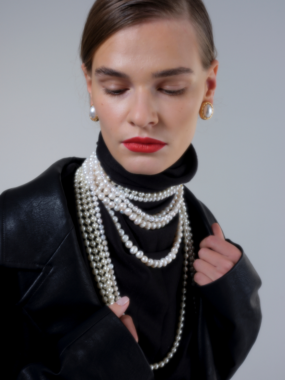 Сет колье жемчуг