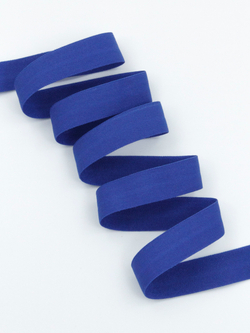 Бейка эластичная ультрамарин матовая 15 мм